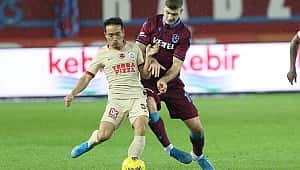 Galatasaray Trabzonspor'u 90. dakikada yakaladı