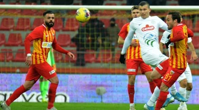 Kayserispor'dan kritik galibiyet