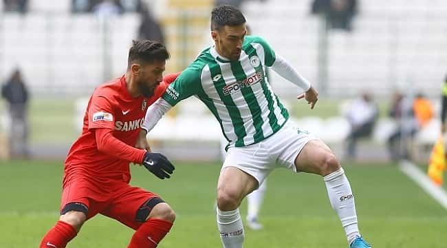 Konyaspor ile Gaziantep FK yenişemedi