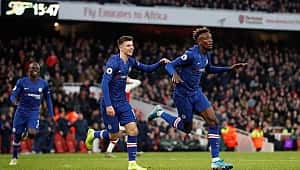 Londra derbisinde Chelsea Arsenal'i son 7 dakikada mağlup etti