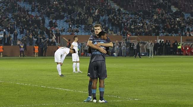 Trabzonspor'dan yılın sonunda 6 gollü galibiyet