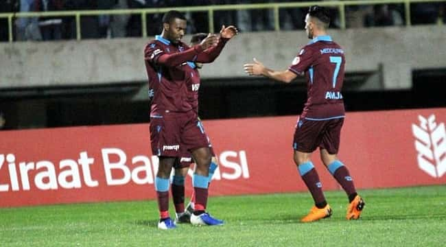 Trabzonspor turu yabancılarıyla kolayladı