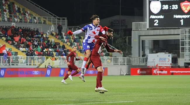 Altınordu kaçtı Hatayspor yakaladı