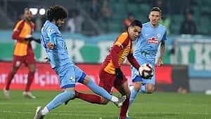 Galatasaray Rizespor'la yenişemedi