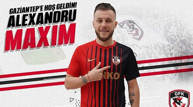 Gaziantep FK Alexandru Maxim'i kadrosuna kattı