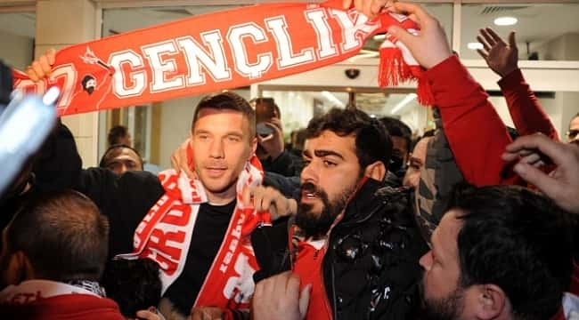 Lukas Podolski Antalya'da