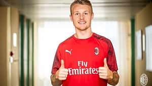 Simon Kjaer resmen Milan'da