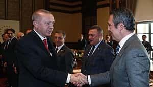 Türkiye Cumhurbaşkanı Erdoğan, TFF ve Kulüpler'i kabul etti