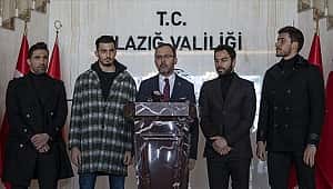 Yıldız futbolculardan Elazığ'a moral ziyareti