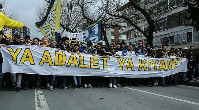 Fenerbahçe taraftarı Riva'ya yürüdü