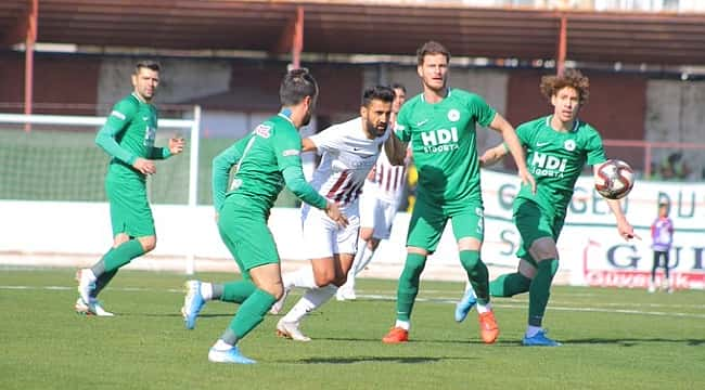 Hatayspor Giresun engelini aşamadı