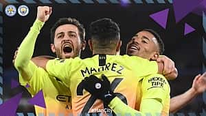 Manchester City Leicester'ı Gabriel Jesus'la geçti