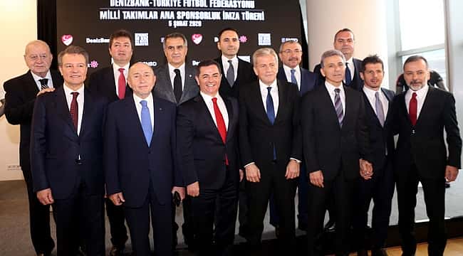 TFF ile DenizBank arasında ana sponsorluk sözleşmesi imzalandı