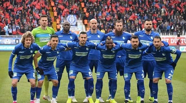 BB Erzurumspor 3 puanı 2 golle aldı