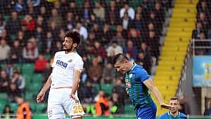 Rizespor ile Alanyaspor yenişemedi