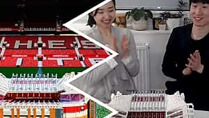Karantinada Old Trafford'u inşa etti!