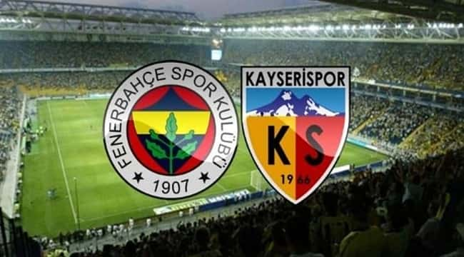 Fenerbahçe Kayserispor maçı hangi kanalda, saat kaçta?