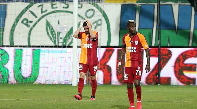 Galatasaray, seriyi Rize'de bitirdi!