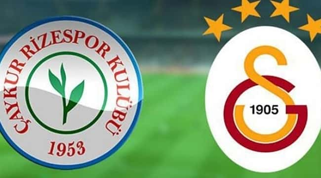 Rizespor Galatasaray maçı hangi kanalda saat kaçta?