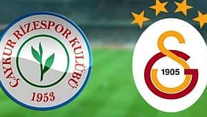 Rizespor Galatasaray maçı hangi kanalda saat kaçta?