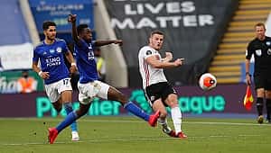 Çağlar'sız Leicester kayıp vermedi!