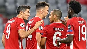 Bayern Münih güle oynaya çeyrek finalde!