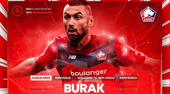 Burak Yılmaz, resmen Lille'de!