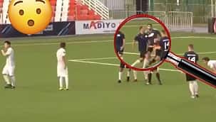 Rusya'da olay kavga! Hakemi yere yıktı