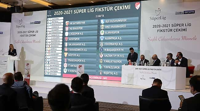 Süper Lig'de yeni sezon fikstürü çekildi