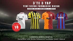 Futboo Tahmin Yarışması 3'te 3 yap formayı kazan