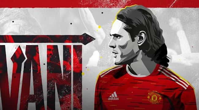 Manchester United'ın 7 numarası Cavani'ye emanet!