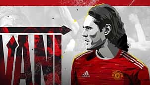 Manchester United'ın 7 numarası Cavani'ye emanet!