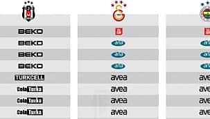 Son 20 yılda üç büyüklerin forma sponsorları