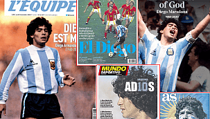 Dünya Maradona'ya böyle veda etmişti