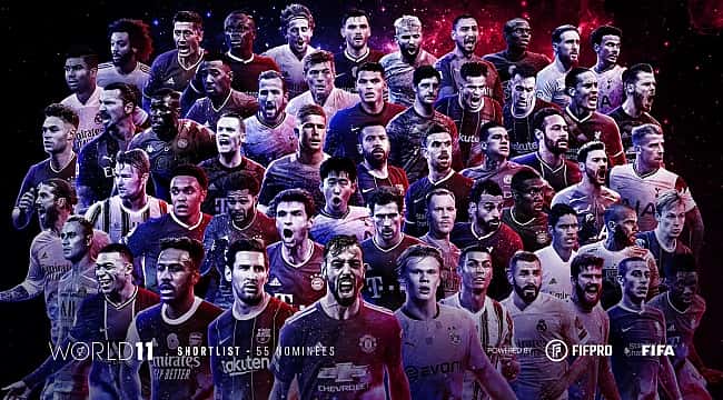 FIFA Yılın 11'i için 55 kişilik liste! En iyiler...