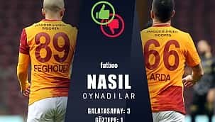 Sami Yen'de sahanın en iyileri