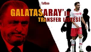 Galatasaray'ın transfer listesi!