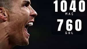 Tarihin en golcü oyuncusu; CR7
