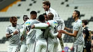 Beşiktaş 3 golle zirveye ortak oldu