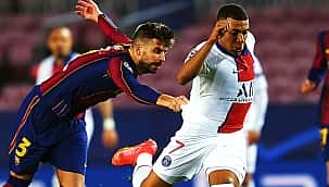 Nou Camp'ta Mbappe şov