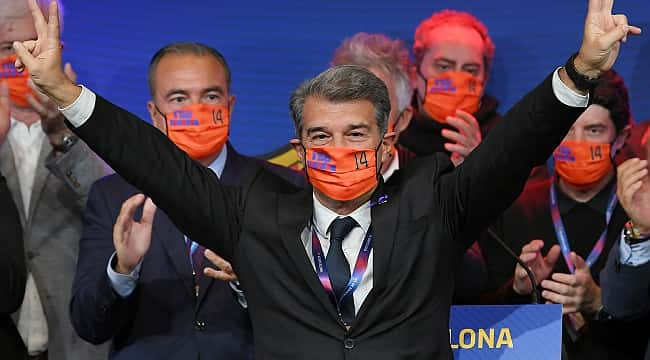 Barcelona'da ikinci Joan Laporta dönemi başladı!