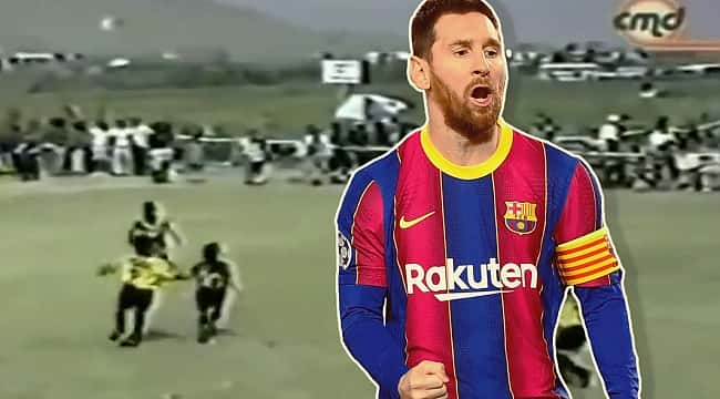 Messi'nin 8 yaşındaki hali! Kimse durduramıyor