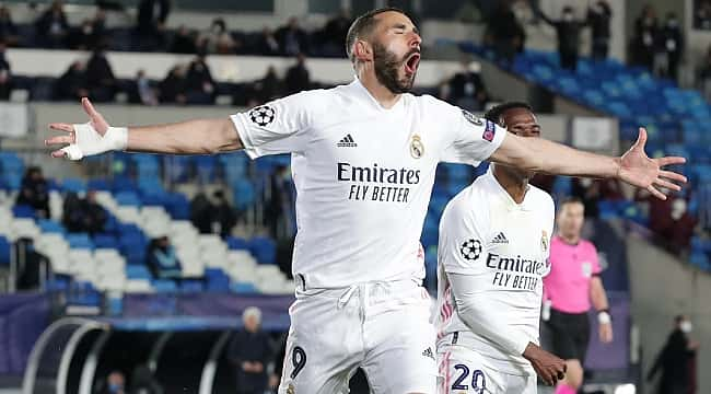 Real Madrid çeyrek finalde! Benzema tarihe geçti