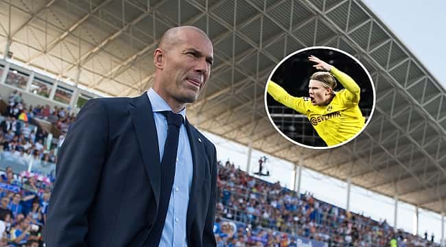 Zidane'dan Haaland sorusuna tepki