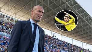 Zidane'dan Haaland sorusuna tepki