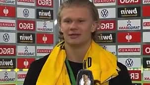 Haaland yine çok komik!