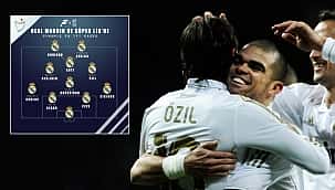Süper Lig ve Real'de oynayan en iyi 11