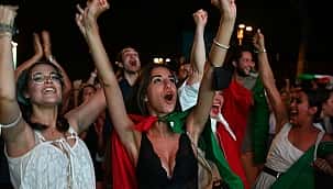 İtalya'da sevinç, İngiltere'de hüzün