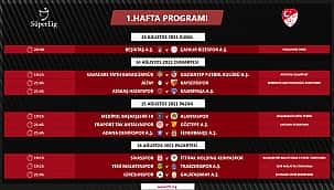 Süper Lig ilk 3 hafta fikstürü açıklandı