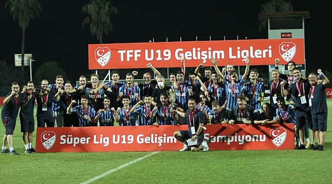 U19 Gelişim Ligi'nde şampiyon Trabzonspor